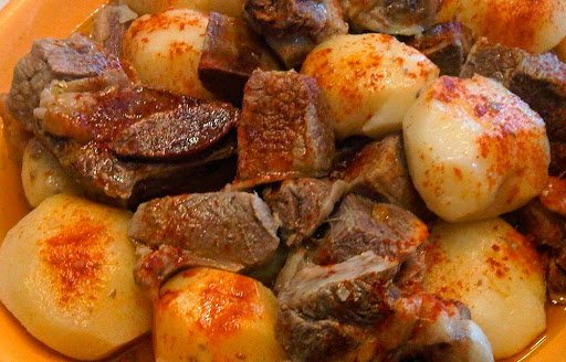 Receta de Carne o caldeiro tradicional gallega