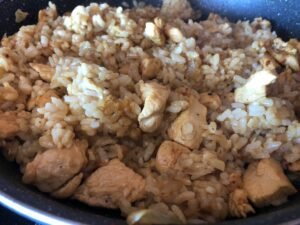pollo al curry con arroz
