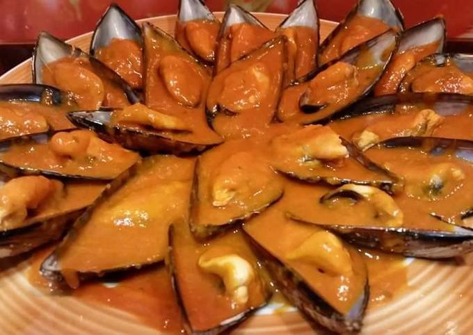 Mejillones en salsa picante "Il diabolo"